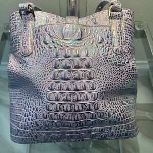 Brahmin Iridescent Lavender sachem